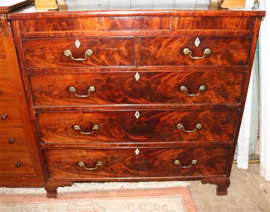 Georgian mahogany chest of drawers